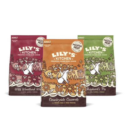 Lily's Kitchen Dry Mixed Flavours 3 x 2.5KG - Jacks Pet and Country
