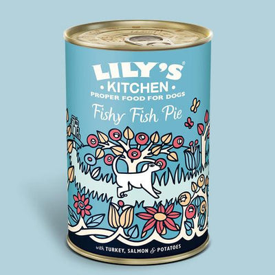 Lily's Kitchen Fishy Fish Pie Tins (Various Sizes) - Jacks Pet and Country