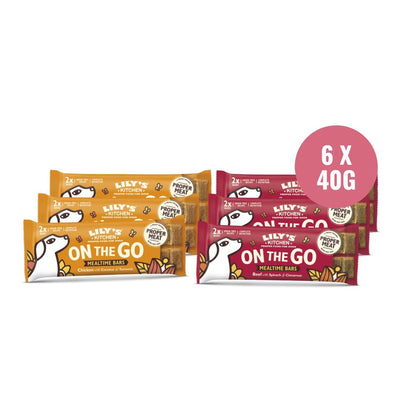 Lily's Kitchen On The Go Bar Multipack 6x40g - Jacks Pet and Country