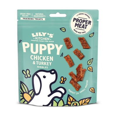 Lily's Kitchen Puppy Chicken & Turkey Nibbles Treats - Jacks Pet and Country