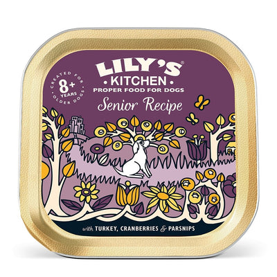 Lily's Kitchen Senior Recipe dog food Trays for older dogs (Various Sizes) - Jacks Pet and Country