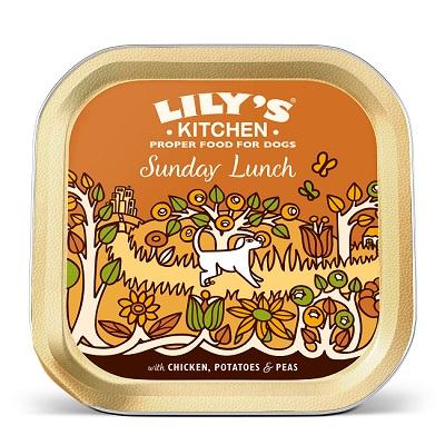 Lily's Kitchen Sunday Lunch 150g trays pack of 10 pack of 5 wet dog food chicken and potatoes - Jacks Pet and Country