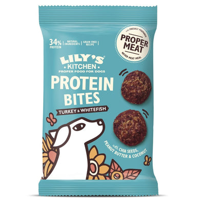 Lily's Kitchen Turkey & Whitefish Protein Bites - Jacks Pet and Country