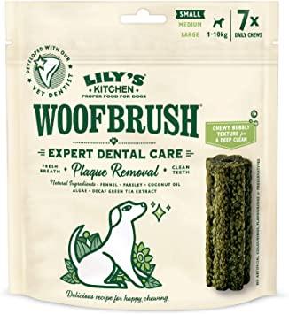 Lily's Kitchen Woofbrush Dental Chews (Various Sizes) Smal, Medium or Mini dog chews dental - Jacks Pet and Country