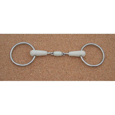 Loose Ring Flexi Snaffle with Peanut - Jacks Pet and Country