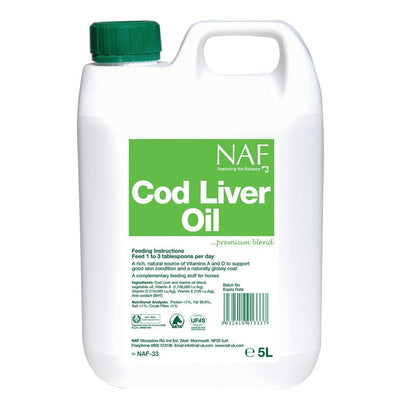 NAF Cod Liver Oil 2.5L - Jacks Pet and Country