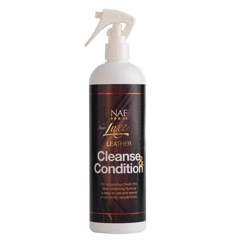 NAF Sheer Luxe Leather Cleanse & Condition Spray 500ml - Jacks Pet and Country