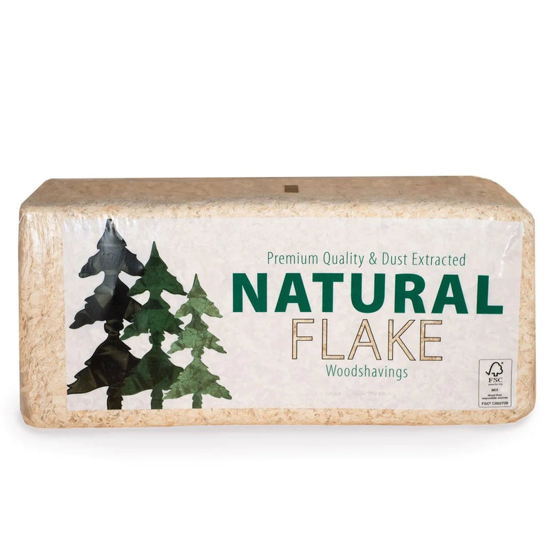Natural Flake Shavings 20kg - Jacks Pet and Country