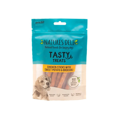 Natures Deli Chicken, Sweet Potato And Broccoli Sticks 100g - Jacks Pet and Country