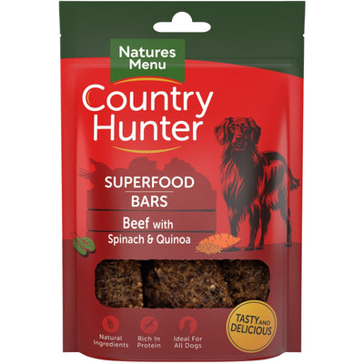 Natures Menu Country Hunter Superfood Bar Beef 100g - Jacks Pet and Country