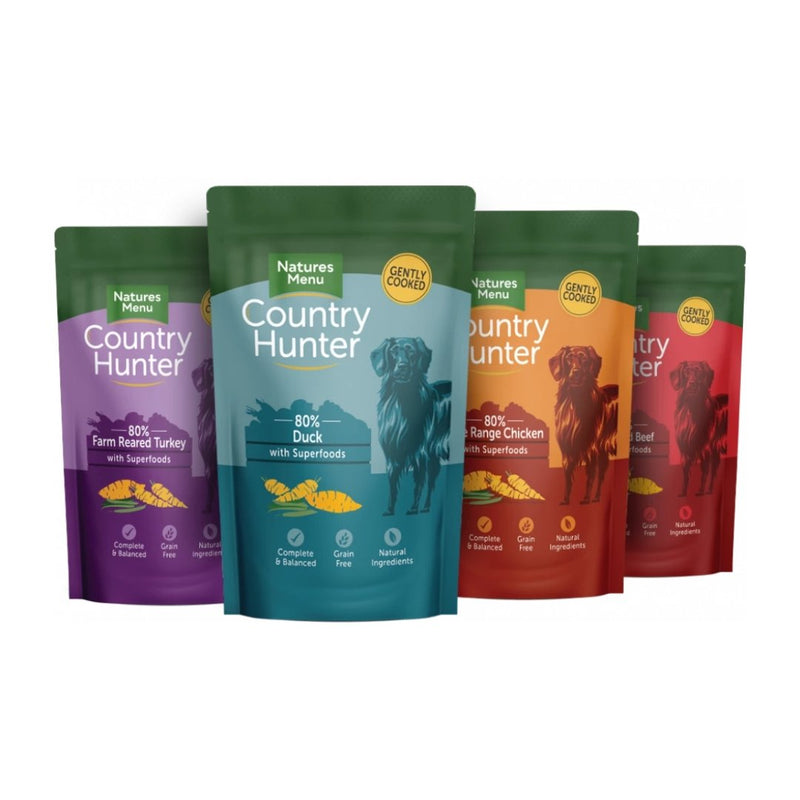 Natures Menu Country Hunter Superfood Collection, 12 x 150g Pouches - Jacks Pet and Country