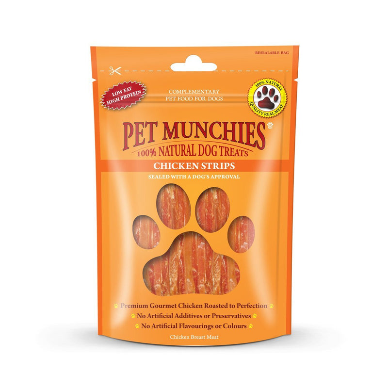 Pet Munchies Chicken Strips Dog Treats (Various Sizes) - Jacks Pet and Country