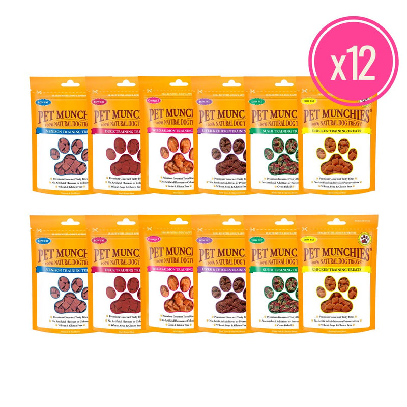 Pet Munchies Training Treats multipack 12 x 50g Jack's Pet and