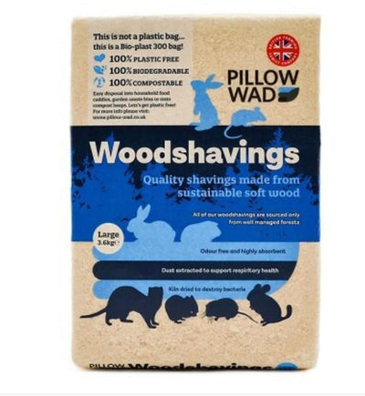 Pillow Wad Bio Wood Shavings 3.6kg - Jacks Pet and Country