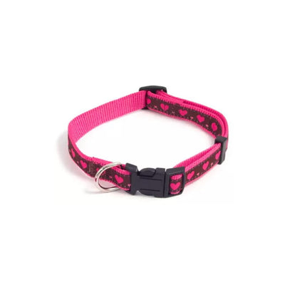 Rosewood Pink Heart Collar - Jacks Pet and Country