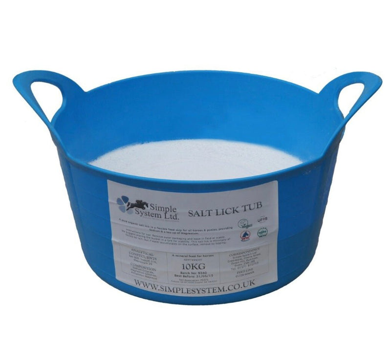 Simple System Salt Lick Tub 10kg - Jacks Pet and Country