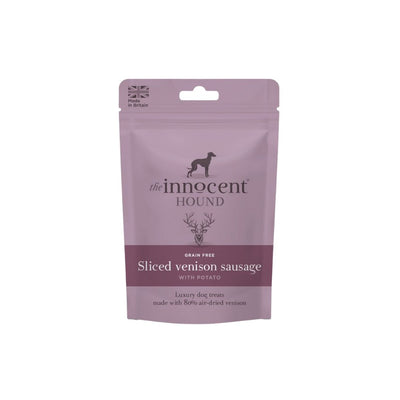 The Innocent Hound Sliced Venison Sausage - Jacks Pet and Country