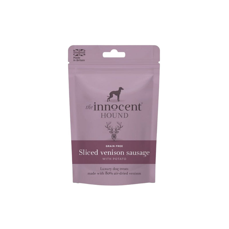 The Innocent Hound Sliced Venison Sausage - Jacks Pet and Country