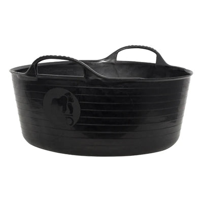Tub Trugs Shallow 15L Flexible Bucket - Black - Jacks Pet and Country