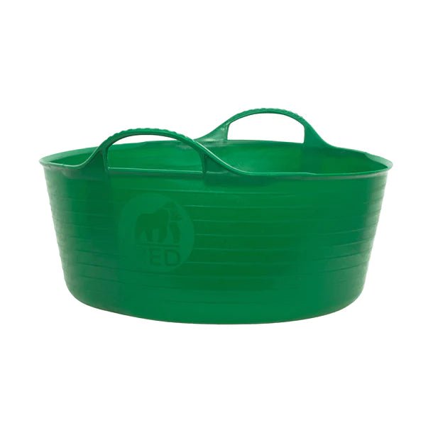 Tub Trugs Shallow 15L Flexible Bucket - Green - Jacks Pet and Country