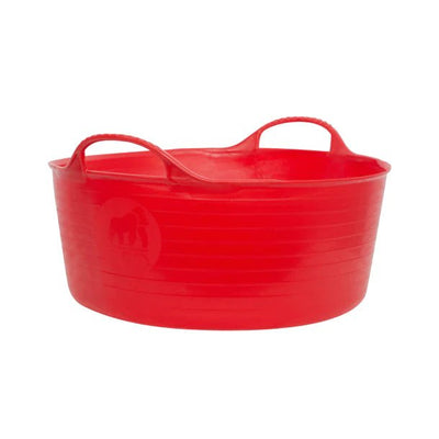 Tub Trugs Shallow 15L Flexible Bucket - Red - Jacks Pet and Country