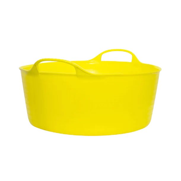 Tub Trugs Shallow 15L Flexible Bucket - yellow - Jacks Pet and Country