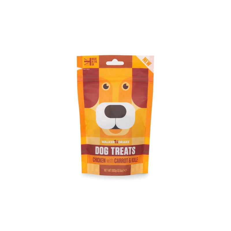 Walker and Drake - Chicken with Carrot & Kale Dog treats - Jacks Pet and Country