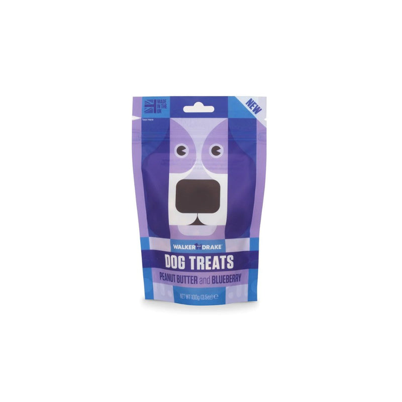 Walker and Drake - Peanut Butter & Blueberry Dog treats - Jacks Pet and Country