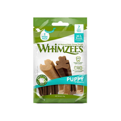 WHIMZEES Puppy Natural Dental Dog Chews Long Lasting M/L - Jacks Pet and Country