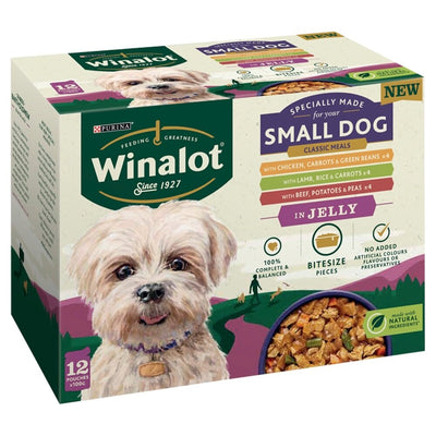 Winalot Small Dog Classic 12 x 100g - Jacks Pet and Country